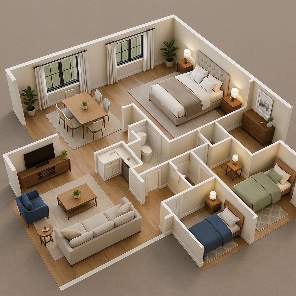 3D visualization interior design